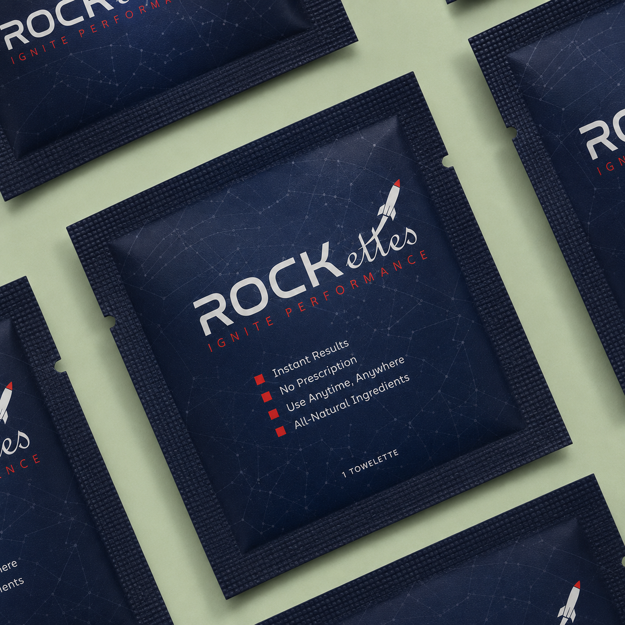 ROCKettes single towelette